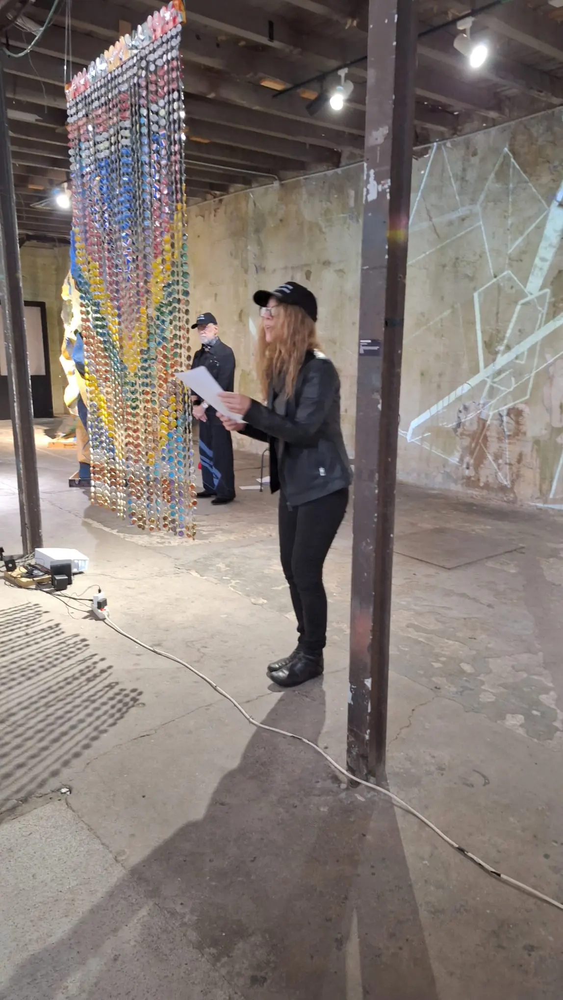 Documentary photograph of MAKE THE WORLD FREE