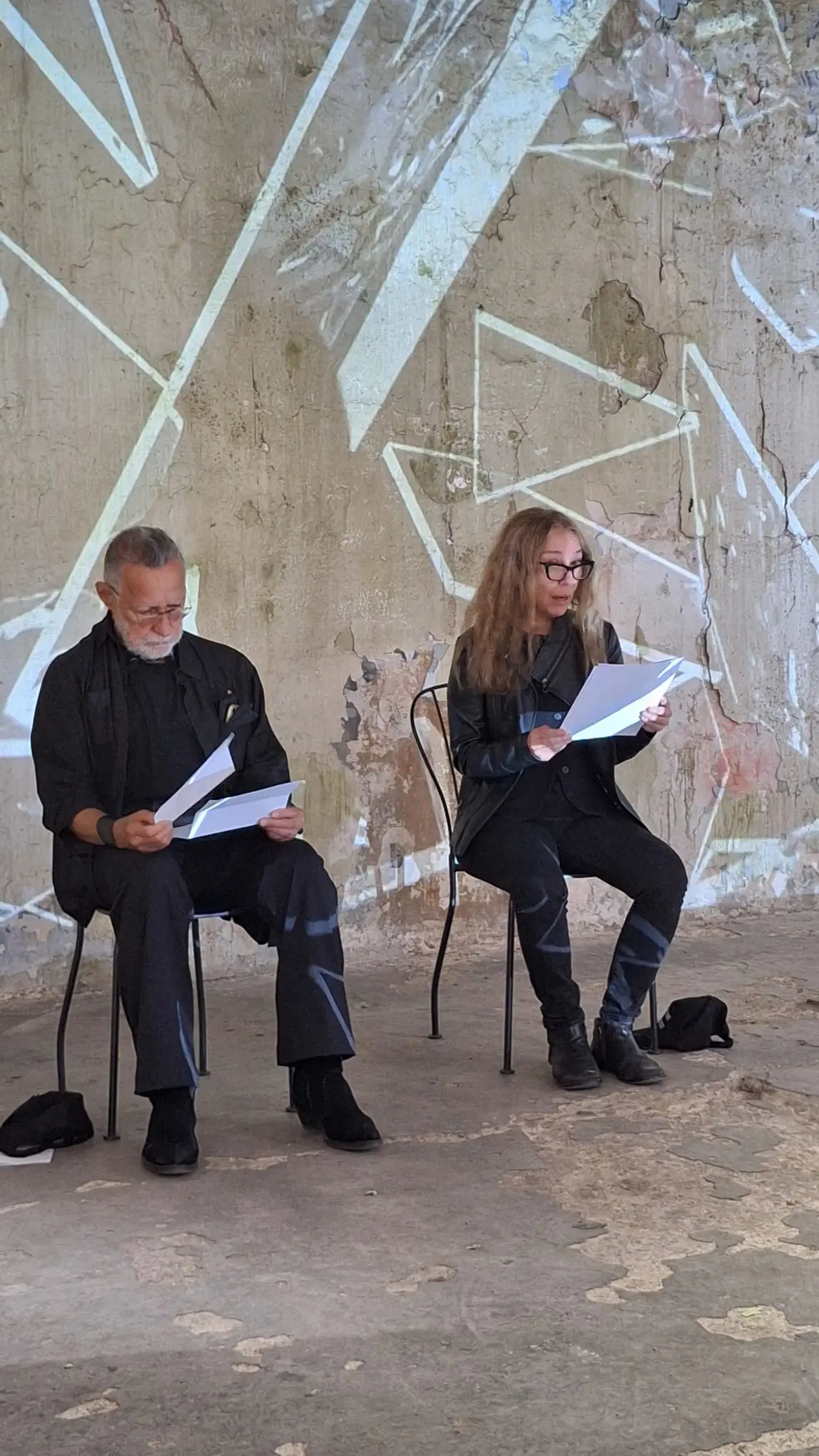 Documentary photograph of MAKE THE WORLD FREE