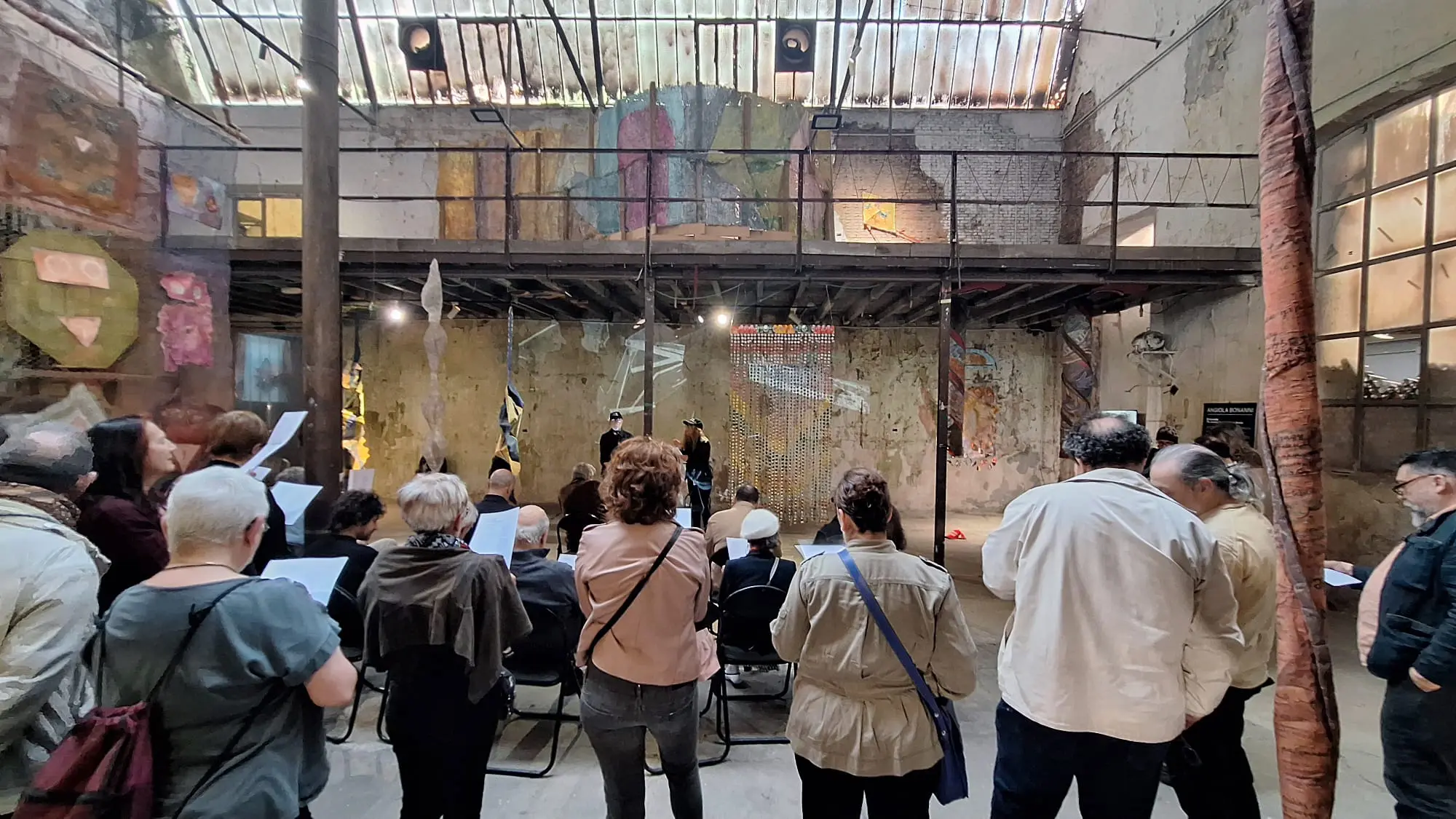 Documentary photograph of MAKE THE WORLD FREE